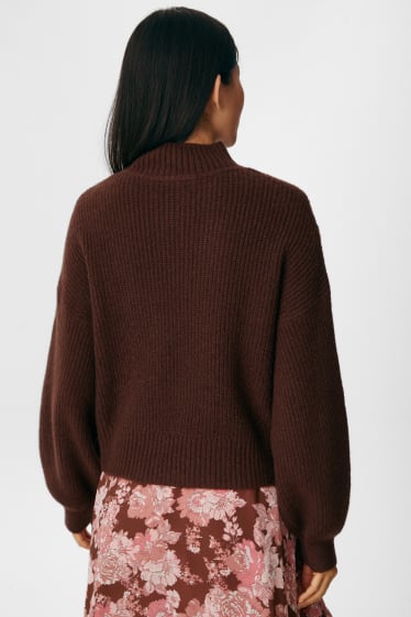 Femmes - Pull - marron foncé