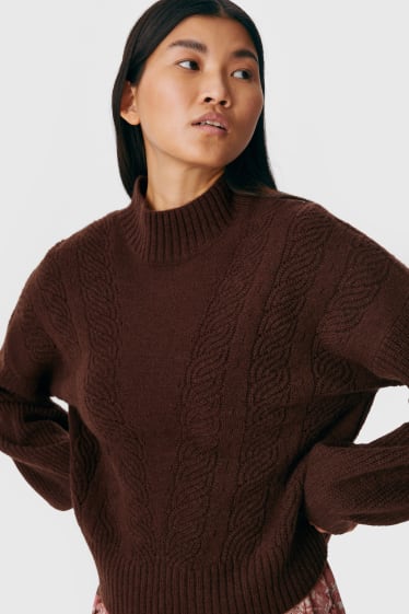 Women - Jumper - dark brown