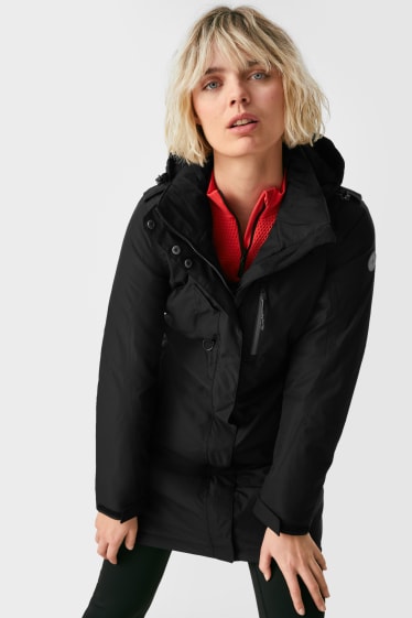 Women - Outdoor jacket for dog owners - black