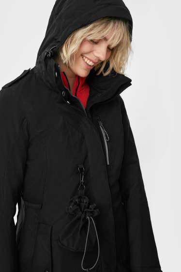 Women - Outdoor jacket for dog owners - black