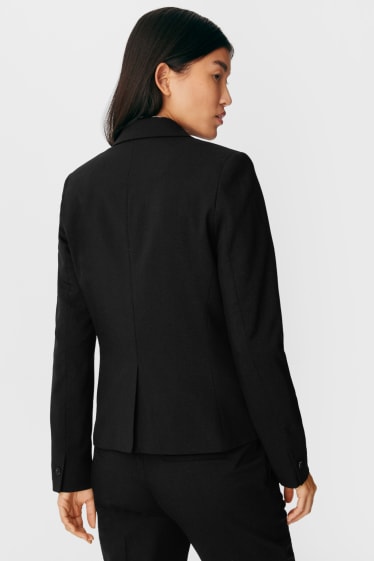 Femmes - Blazer de costume - regular fit - noir