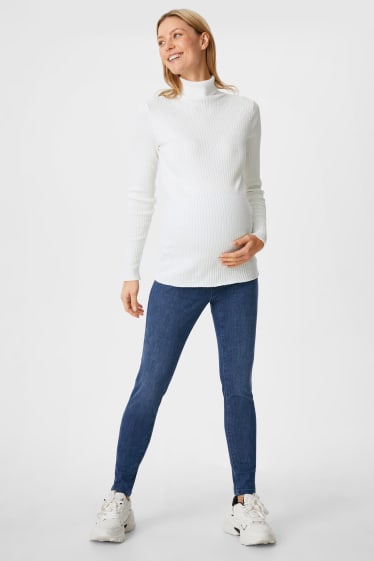 Dámské - Těhotenské džíny - jegging jeans - 4 Way Stretch - džíny - modré