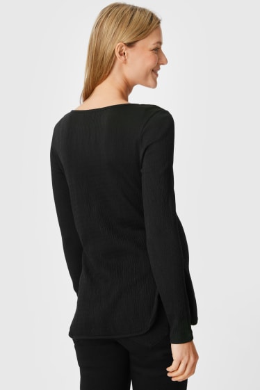 Damen - Still-Sweatshirt - schwarz