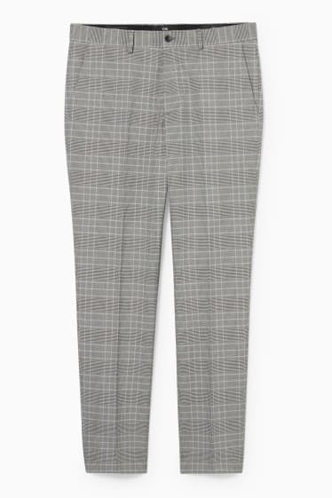 Bărbați - Pantaloni modulari - slim fit - Flex - în carouri - bej