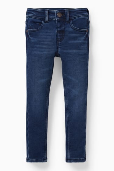 Copii - Skinny jeans - jeans termoizolanți - denim-albastru închis