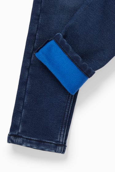 Copii - Skinny jeans - jeans termoizolanți - denim-albastru închis