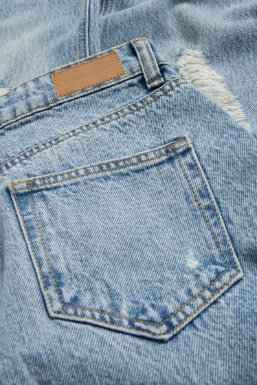 Dames - CLOCKHOUSE - mom jeans - high waist - jeanslichtblauw