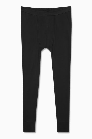 Men - Multipack of 2 - long pants - skinny rib - black