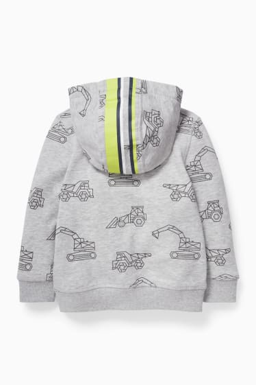 Kinderen - Vest met capuchon - licht grijs-mix