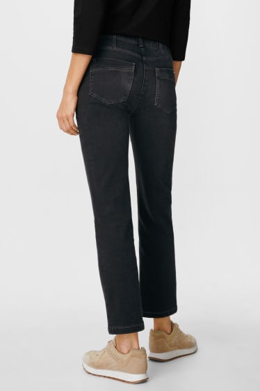 Dámské - Straight jeans - termo džíny - THERMOLITE® - džíny - tmavošedé