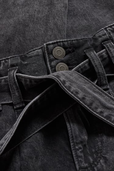 Women - CLOCKHOUSE - mom jeans - denim-dark gray