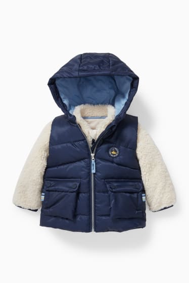 Babys - 3-in-1-Baby-Jacke mit Kapuze - dunkelblau