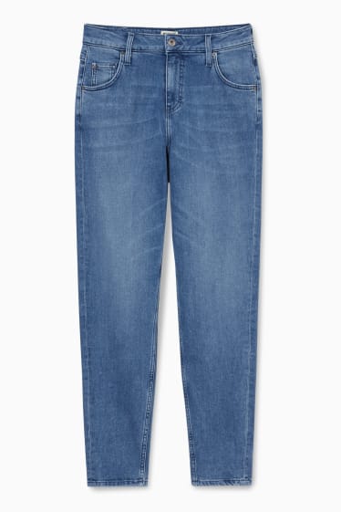 Kobiety - MUSTANG - mom jeans - wysoki stan - dżins-niebieski