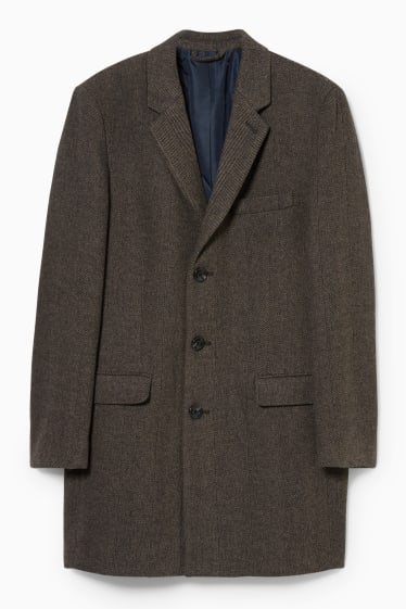 Men - Coat - dark brown