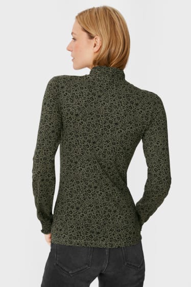Women - Long sleeve top - khaki