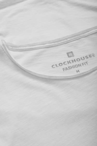 Uomo - CLOCKHOUSE - t-shirt - bianco