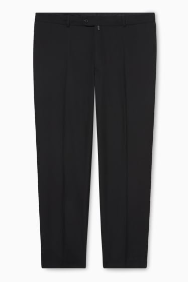 Men - Mix-and-match suit trousers - regular fit - black