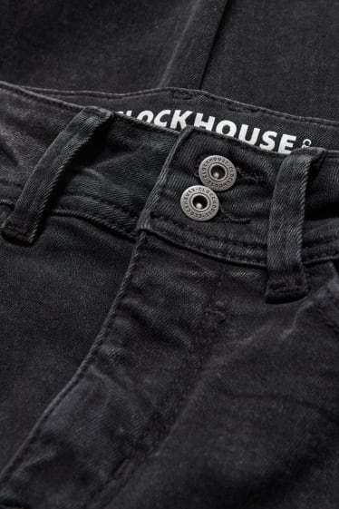 Dámské - CLOCKHOUSE - skinny jeans - džíny - tmavošedé
