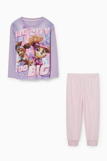 Niños - La Patrulla Canina - La Película - pijama de tejido polar - 2 piezas - violeta claro