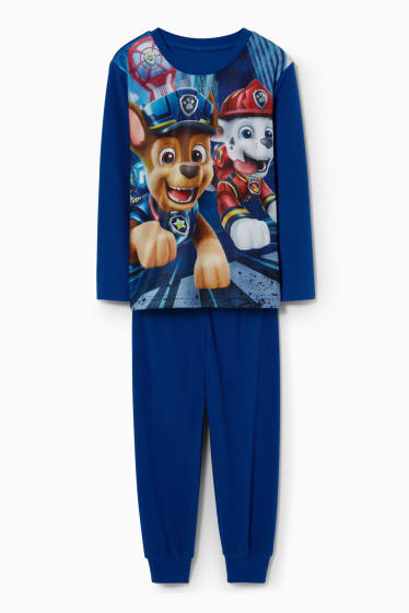 Kinderen - PAW Patrol - de bioscoopfilm - fleece pyjama - 2-delig - blauw