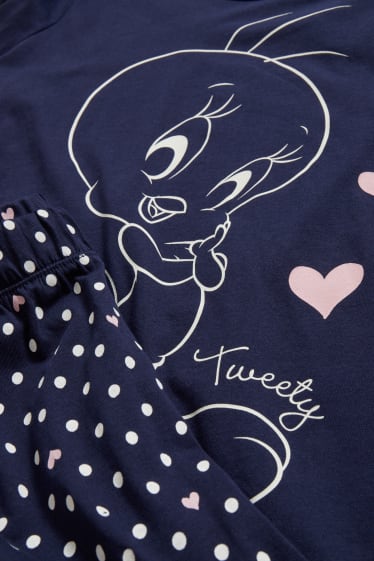 Damen - Pyjama - Tweety - dunkelblau