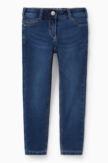 Kinder - Skinny Jeans - Thermojeans - jeansblau