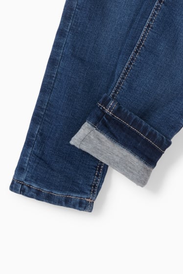 Children - Skinny jeans - thermal jeans - blue denim