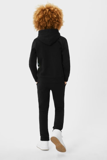 Children - Set - hoodie and joggers - augmented reality motif - black