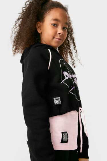 Children - NASA - hoodie and top - augmented reality motif - black