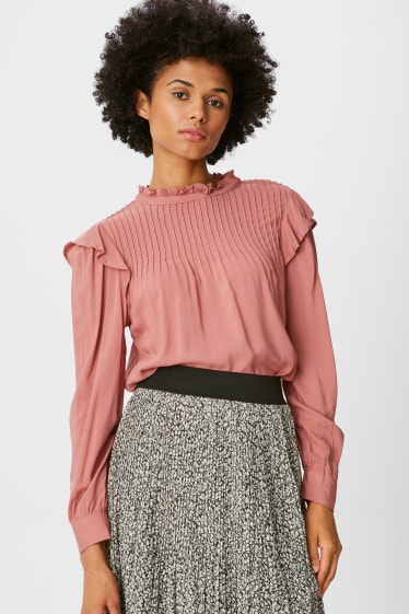 Damen - Bluse - coral