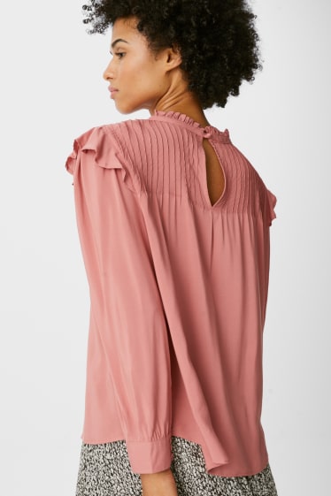 Damen - Bluse - coral
