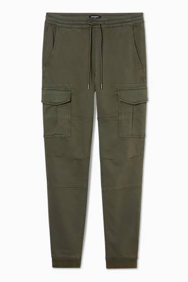 Herren - CLOCKHOUSE - Cargohose - Slim Fit - dunkelgrün
