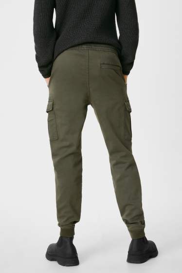 Herren - CLOCKHOUSE - Cargohose - Slim Fit - dunkelgrün