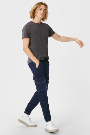 Herren - CLOCKHOUSE - Slim Jeans - Cargojeans - jeans-dunkelblau