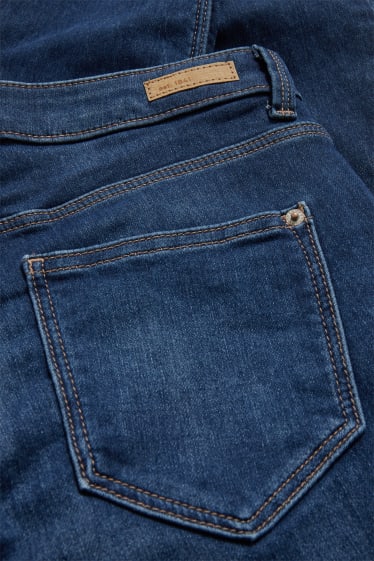 Kobiety - Slim jeans - średni stan - jog denim - dżins-niebieski
