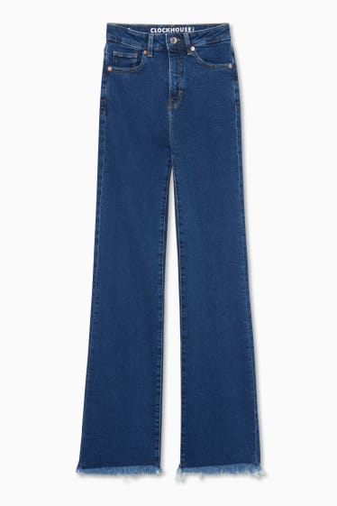 Dames - CLOCKHOUSE - flare jeans - jeansblauw