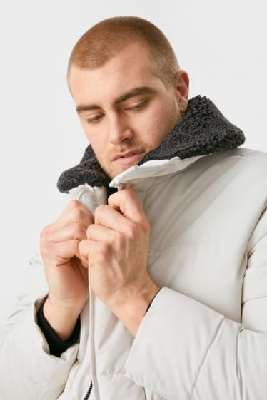 Herren - Steppjacke - cremeweiß