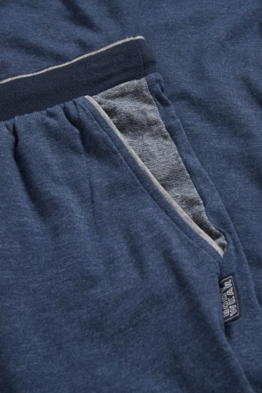 Uomo - Pantaloni pigiama - blu scuro