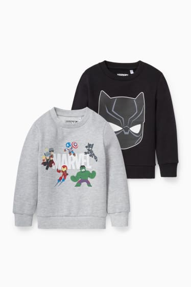 Kinder - Multipack 2er - Marvel - Sweatshirt - schwarz
