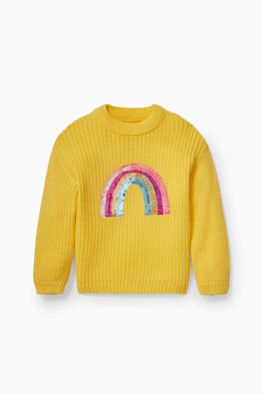 Children - Jumper - shiny - yellow