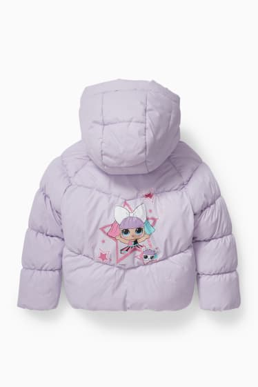 Bambini - L.O.L. Surprise - giacca trapuntata con cappuccio - porpora