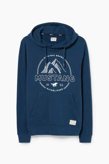 Men - MUSTANG - hoodie - blue
