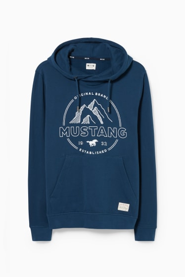 Hombre - MUSTANG - sudadera con capucha - azul