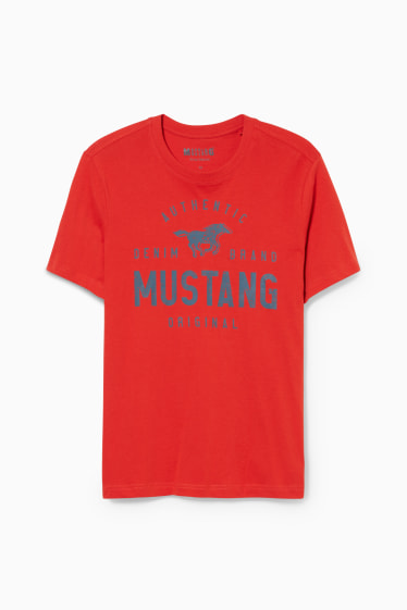 Men - MUSTANG - T-shirt - red