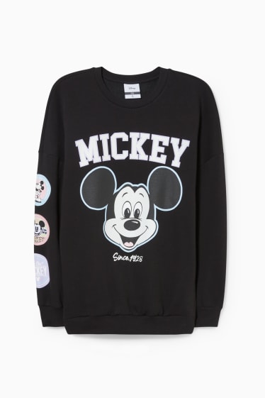 Women - CLOCKHOUSE - sweatshirt - Mickey Mouse - black