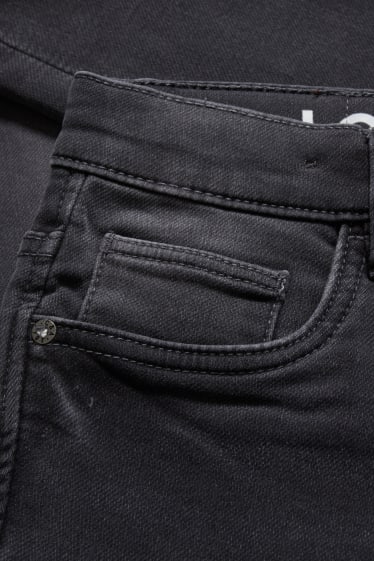 Children - Slim jeans - thermal jeans - jog denim - denim-dark gray