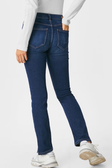 Kobiety - Slim jeans - średni stan - jog denim - dżins-niebieski