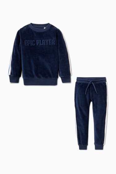Children - Set - sweatshirt and joggers - 2 piece - dark blue