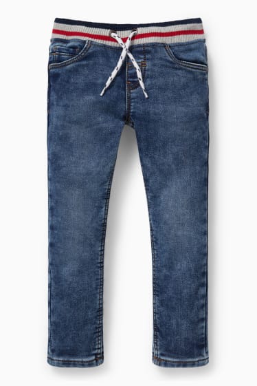Children - Slim jeans - thermal jeans - blue denim