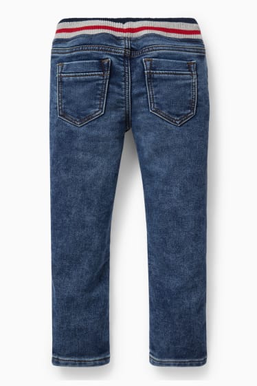 Children - Slim jeans - thermal jeans - blue denim